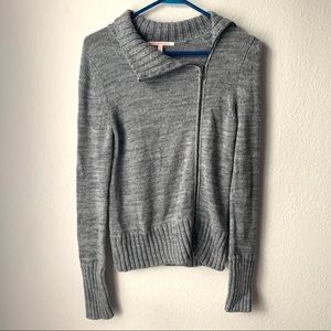 Victoria’s Secret Gray Collard Zip Up Jacket